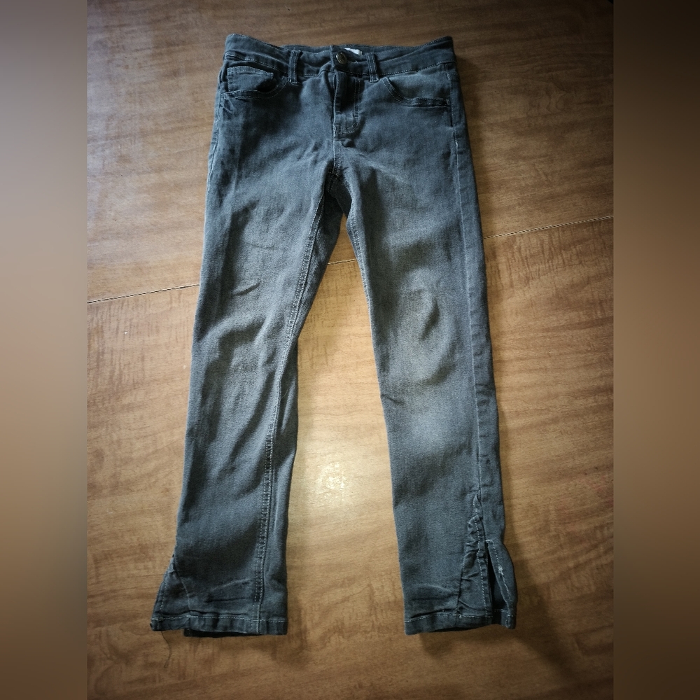 Girls’ Pony Tails Gray Skinny Jeans – Size 10